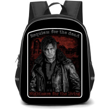 Resident Evil Requiem Leon Scott Kennedy Backpack School Bag StudentPack - Leon Scott Kennedy Nightmare For The Living Sticker