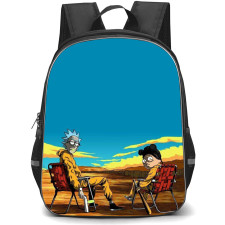 Rick And Morty Backpack StudentPack - Rick And Morty Breaking Bad Morty Smith Rick Sanchez Poster