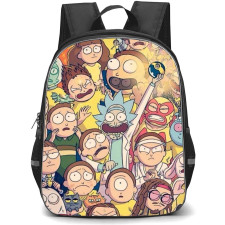 Rick And Morty Backpack StudentPack - Rick And Morty Cartoon Collage Poster