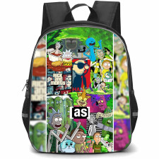 Rick And Morty Backpack StudentPack - Rick And Morty Collage Poster