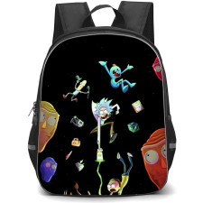 Rick And Morty Backpack StudentPack - Rick And Morty Falling Off Poster