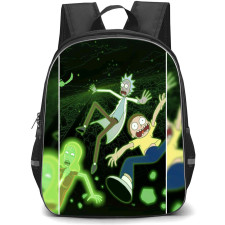 Rick And Morty Backpack StudentPack - Rick And Morty into The Space Poster