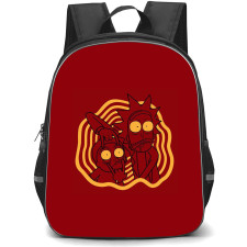 Rick And Morty Backpack StudentPack - Rick And Morty Look At That Thing Red Poster