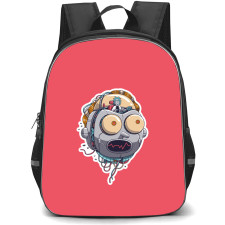 Rick And Morty EX Machina Backpack StudentPack - EX Machina Sticker Art