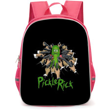 Rick And Morty Pickle Rick Backpack StudentPack - Pickle Rick John Wick Parody Poster