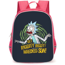 Rick And Morty Rick Sanchez Backpack StudentPack - Rick Sanchez Get Riggity Wrecked Son Poster