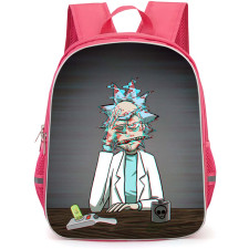 Rick And Morty Rick Sanchez Backpack StudentPack - Rick Sanchez Glitchy Rick Poster