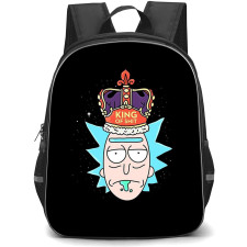 Rick And Morty Rick Sanchez Backpack StudentPack - Rick Sanchez King of Shit Poster