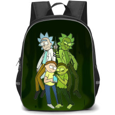 Rick And Morty Backpack StudentPack - Rick And Morty Toxic Illustration Art