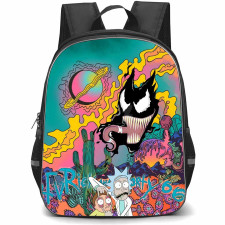 Rick And Morty Backpack StudentPack - Rick And Morty Venom Cartoon Art Poster