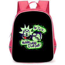 Rick And Morty Backpack StudentPack - Rick And Morty Wubbalubba Dub Dub Poster