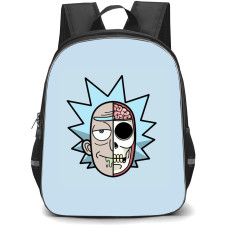 Rick And Morty Backpack StudentPack - Rick And Morty Rick and Morty X Dissected Illustration Art