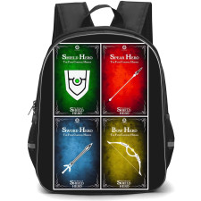 The Rising of the Shield Hero Backpack StudentPack - Four Holy Weapons Poster