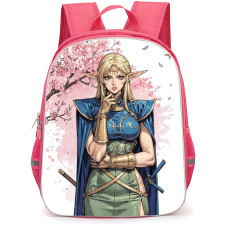 Record Of Lodoss War Deedlit Backpack School Bag StudentPack - Deedlit Cherry Blossoms Portrait