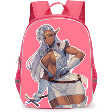 Record Of Lodoss War Pirotess Backpack School Bag StudentPack - Pirotess Walking Fierce Portrait Sticker