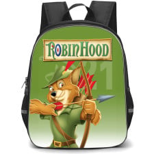 Robin Hood 1973 Backpack School Bag StudentPack - Robin Hood 1973 Bowmaster Animation Art Poster
