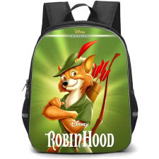 Robin Hood 1973 Backpack School Bag StudentPack - Robin Hood 1973 Fox Archer Disney Animation Art