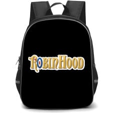 Robin Hood 1973 Backpack School Bag StudentPack - Robin Hood 1973 Gold Logo Typography Art Sticker