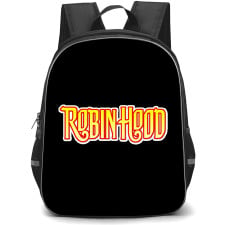 Robin Hood 1973 Backpack School Bag StudentPack - Robin Hood 1973 Retro Logo Typography Art Sticker