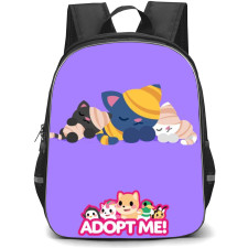 Roblox Adopt Me Cat Backpack StudentPack - Cats Sleeping Cartoon Art