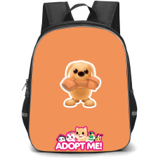 Roblox Adopt Me Dog Backpack StudentPack - Dog With Bone Cartoon Art Sticker