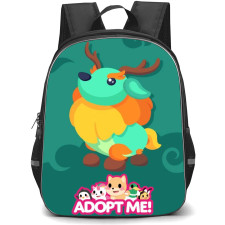 Roblox Adopt Me Kirin Backpack StudentPack - Kirin Cartoon Art On Green Background