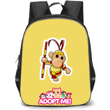 Roblox Adopt Me Monkey King Backpack StudentPack - Monkey King Cartoon Art Sticker