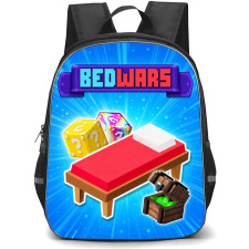 Roblox BedWars Backpack School Bag StudentPack - Roblox BedWars Game Poster