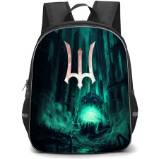 Roblox Deepwoken Backpack School Bag StudentPack - Roblox Deepwoken Ancient City Game Poster