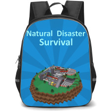 Roblox Natural Disaster Survival Backpack School Bag StudentPack - Roblox Natural Disaster Survival Block Map Poster
