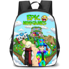 Roblox Epic Minigames Backpack School Bag StudentPack - Roblox Epic Minigames Official Promotional Art Poster