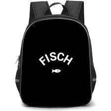 Roblox Fisch Backpack School Bag StudentPack - Roblox Fisch Logo Wordmark On Black Background