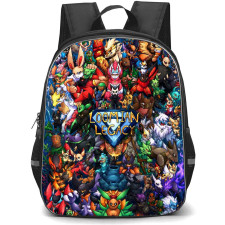Roblox Loomian Legacy Backpack School Bag StudentPack - Roblox Loomian Legacy Characters Collage Cartoon Art Game Poster