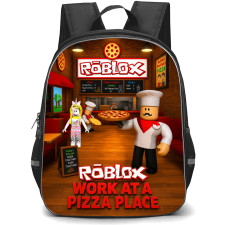 Roblox Work at a Pizza Place Backpack School Bag StudentPack - Roblox Work at a Pizza Place Order Pizza Game Poster
