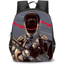 Robocop Backpack StudentPack - Robocop Action Movie Scene On Gray Background