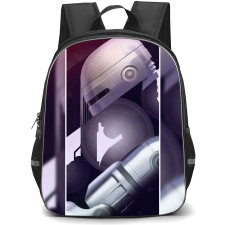Robocop Backpack StudentPack - Robocop Illustration Purple Art