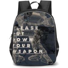 Robocop Backpack StudentPack - Robocop Put Down Your Weapon On-Line Art Robot Background