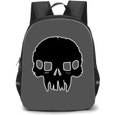 Resistance Backpack School Bag StudentPack - Resistance Black Skull Logo Sticker