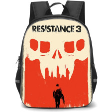 Resistance Backpack School Bag StudentPack - Resistance Skull Silhouette Series Poster