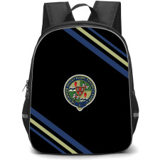 Clogher Valley Rugby Football Club Backpack School Bag StudentPack - Clogher Valley Rugby Football Club Large Logo With Stripe