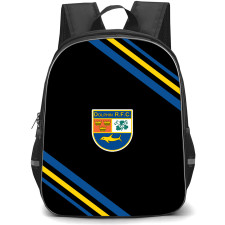 Dolphin Rugby Football Club Backpack School Bag StudentPack - Dolphin Rugby Football Club Large Logo With Stripe
