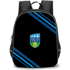 University College Dublin Rugby Football Club Backpack School Bag StudentPack - University College Dublin Rugby Football Club Large Logo With Stripe