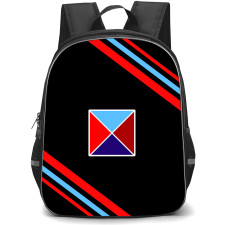 Belfast Harlequins Club Backpack School Bag StudentPack - Belfast Harlequins Club Large Logo With Stripe