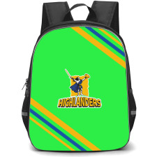 The Highlanders Backpack School Bag StudentPack - Large Logo With Stripe