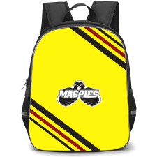 Hawkes Bay Magpies Backpack School Bag StudentPack - Large Logo With Stripe