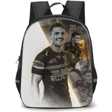 Nathan Cleary Backpack School Bag StudentPack - Smiling Gray Portrait Poster