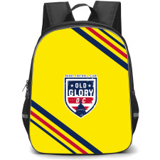 Old Glory DC RFC Backpack School Bag StudentPack - Large Logo With Stripe