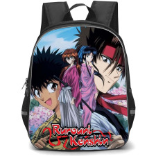 Rurouni Kenshin Backpack StudentPack - Rurouni Kenshin Characters Back To Back Pose