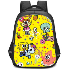 SpongeBob Backpack StudentPack - SpongeBob Pattern Art On Yellow Background