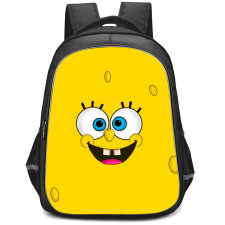 SpongeBob Backpack StudentPack - SpongeBob Smiling Emoji On Yellow Background